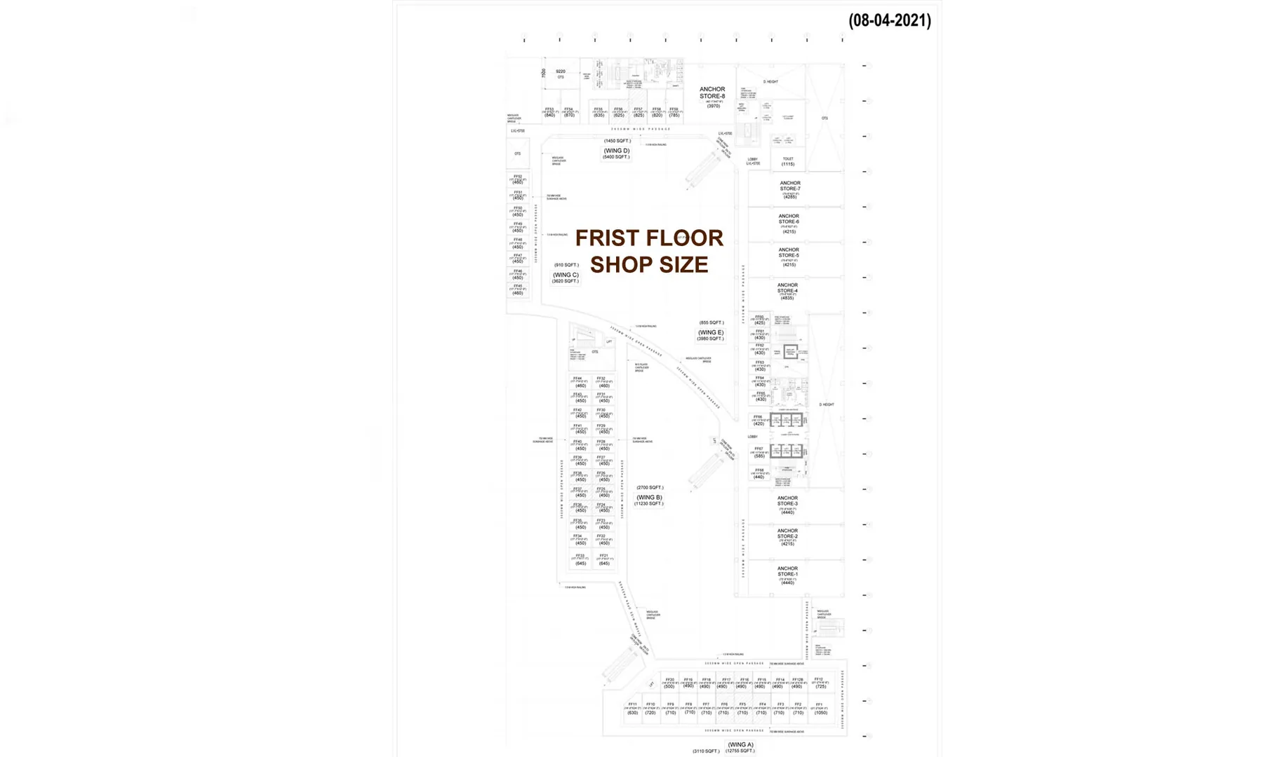 Capitol Avenue shop plan